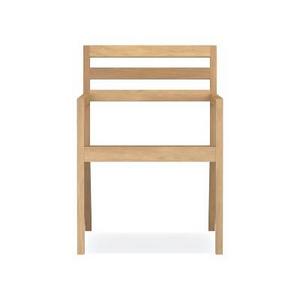 Ojai Dining Arm Chair, Teak, Natural