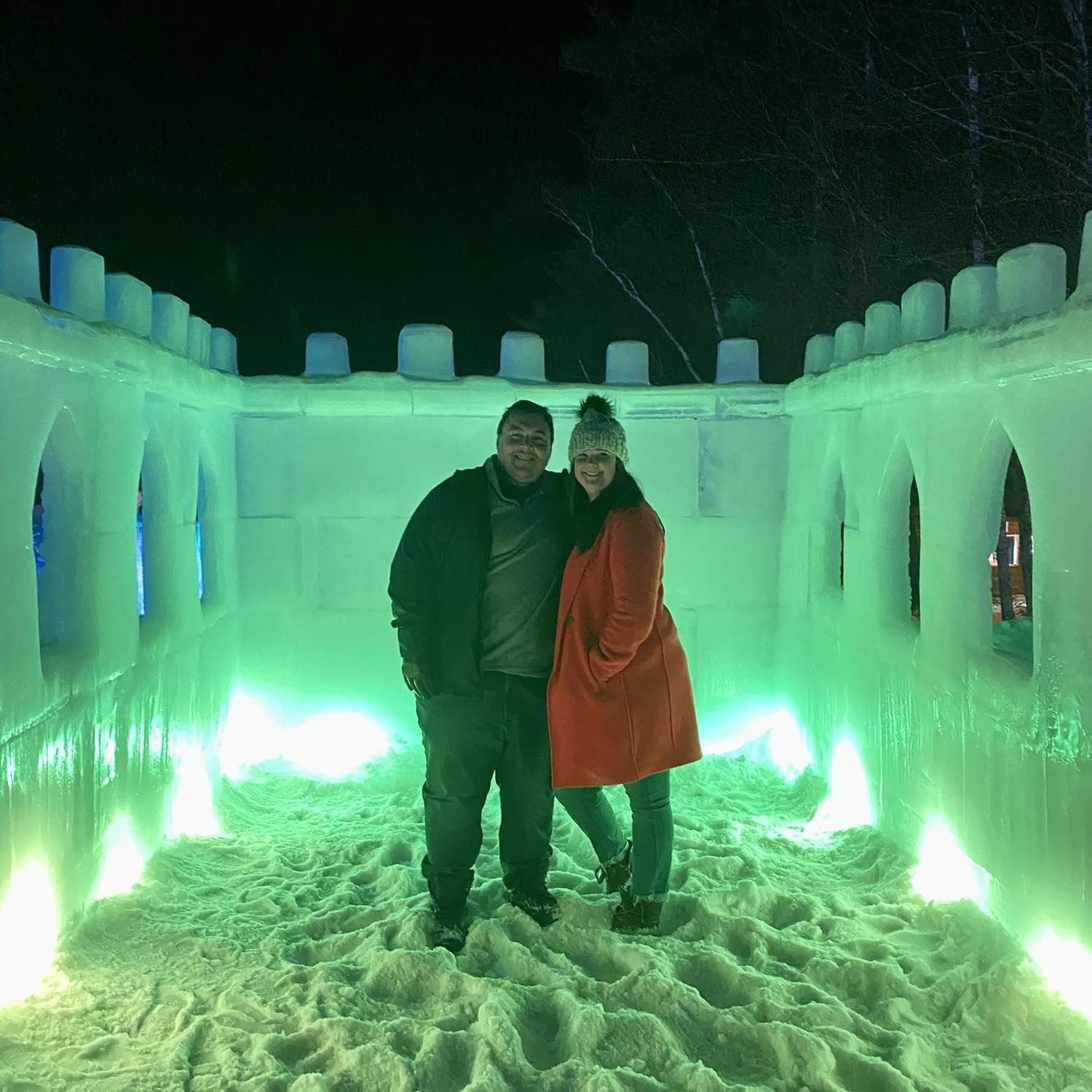 Valentines Day at the Ice Castles in 2023!