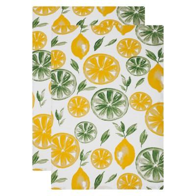 2pk Kitchen Towel Yellow/ Green - Mu Kitchen