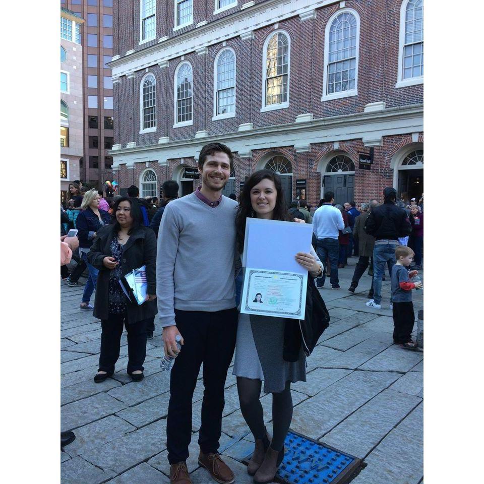 Marta becomes a US Citizen