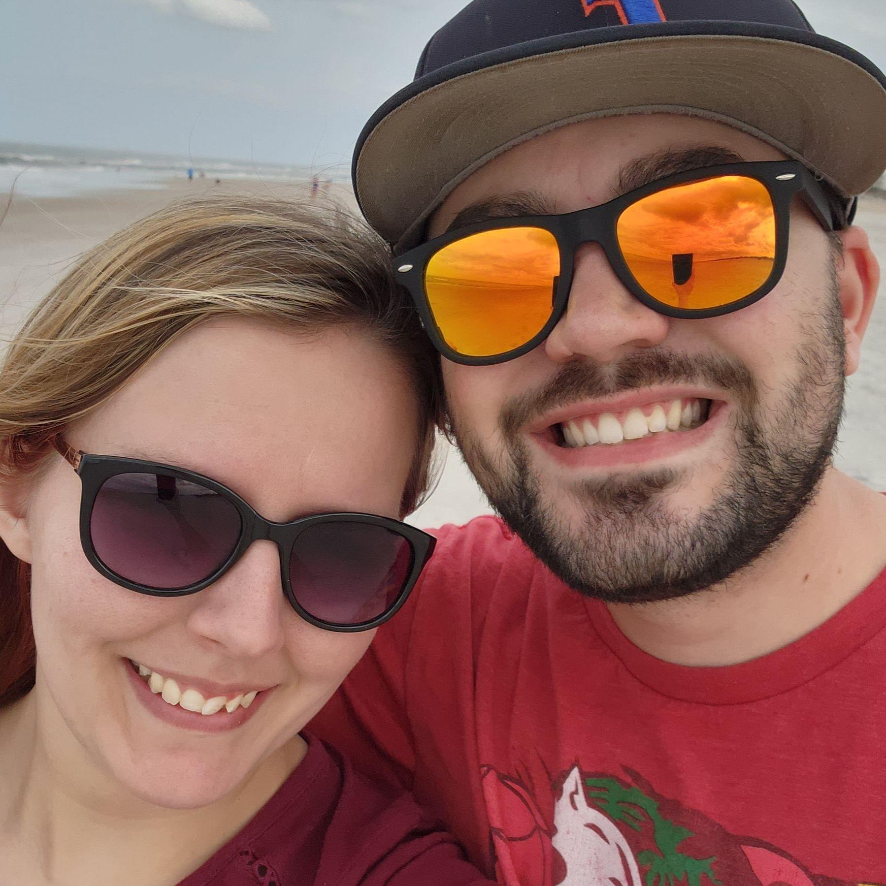 Hannah's first time at a FL beach