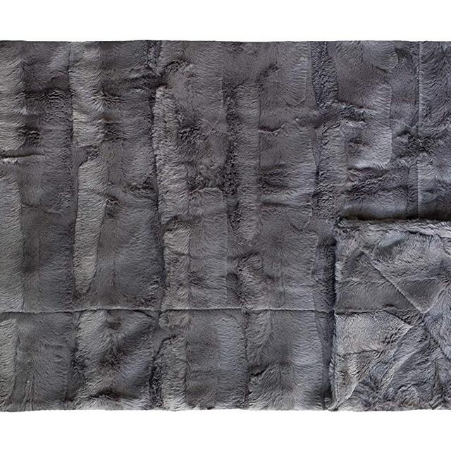 Minky Couture Premium Solid Color Blanket - Soft, Warm, Cozy, Comfortable, (Grande, Sorbet Charcoal)