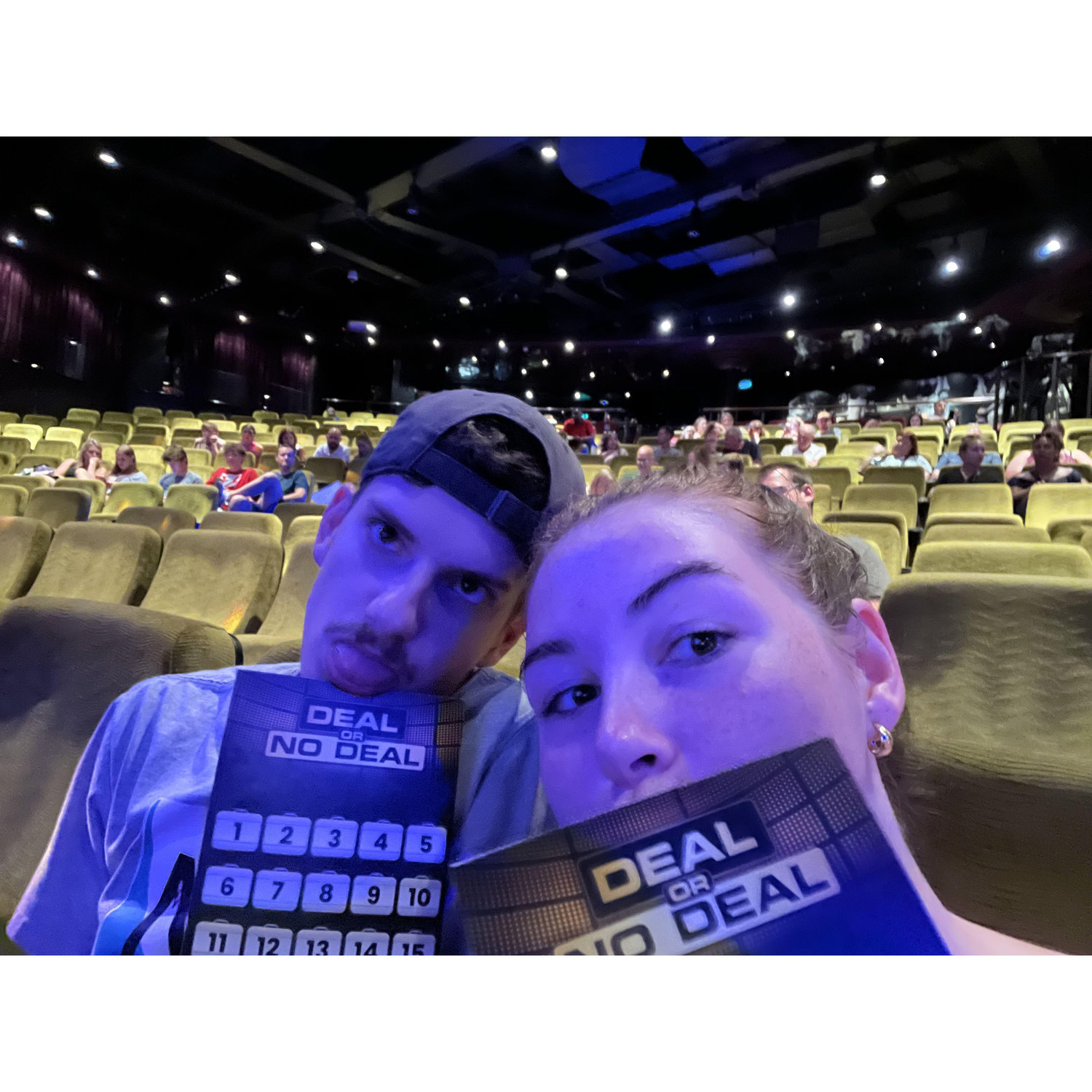 Getting ready to play "Deal or no Deal" on our cruise.... we did not win :/ 2024