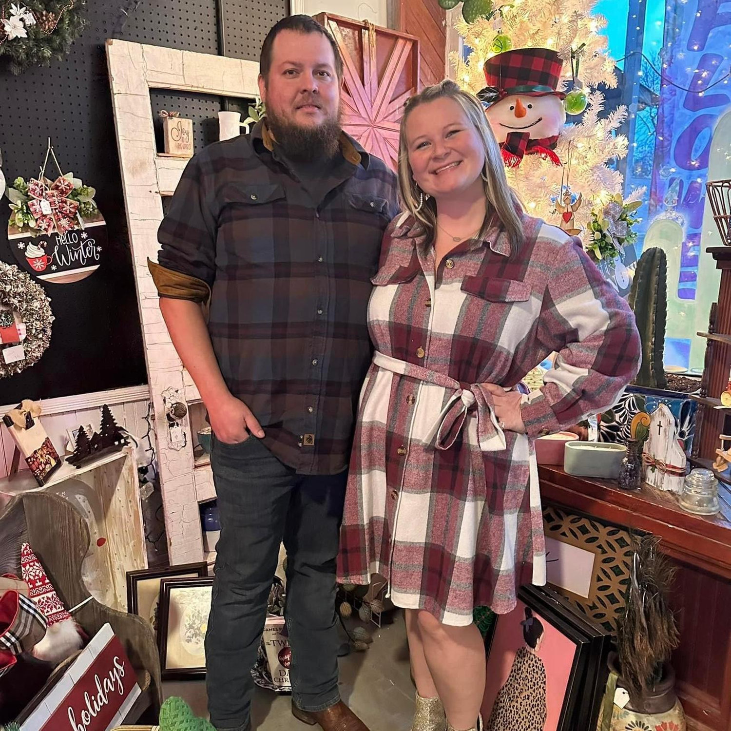 Ben and I before his work Christmas party!