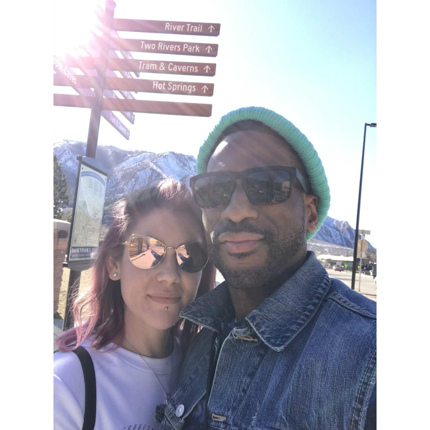 Our first real picture together in my hometown of Glenwood Springs, CO