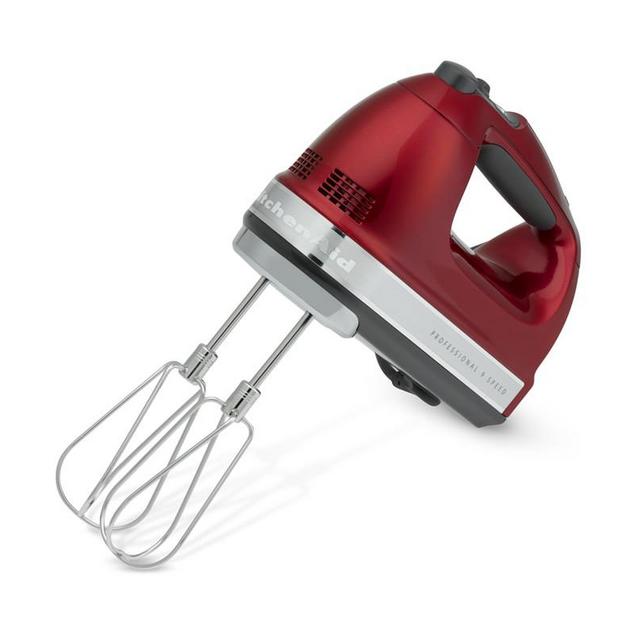 KitchenAid 9-Speed Hand Mixer, Candy Apple Red