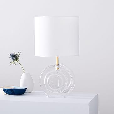 Retro Glass Table Lamp (14")