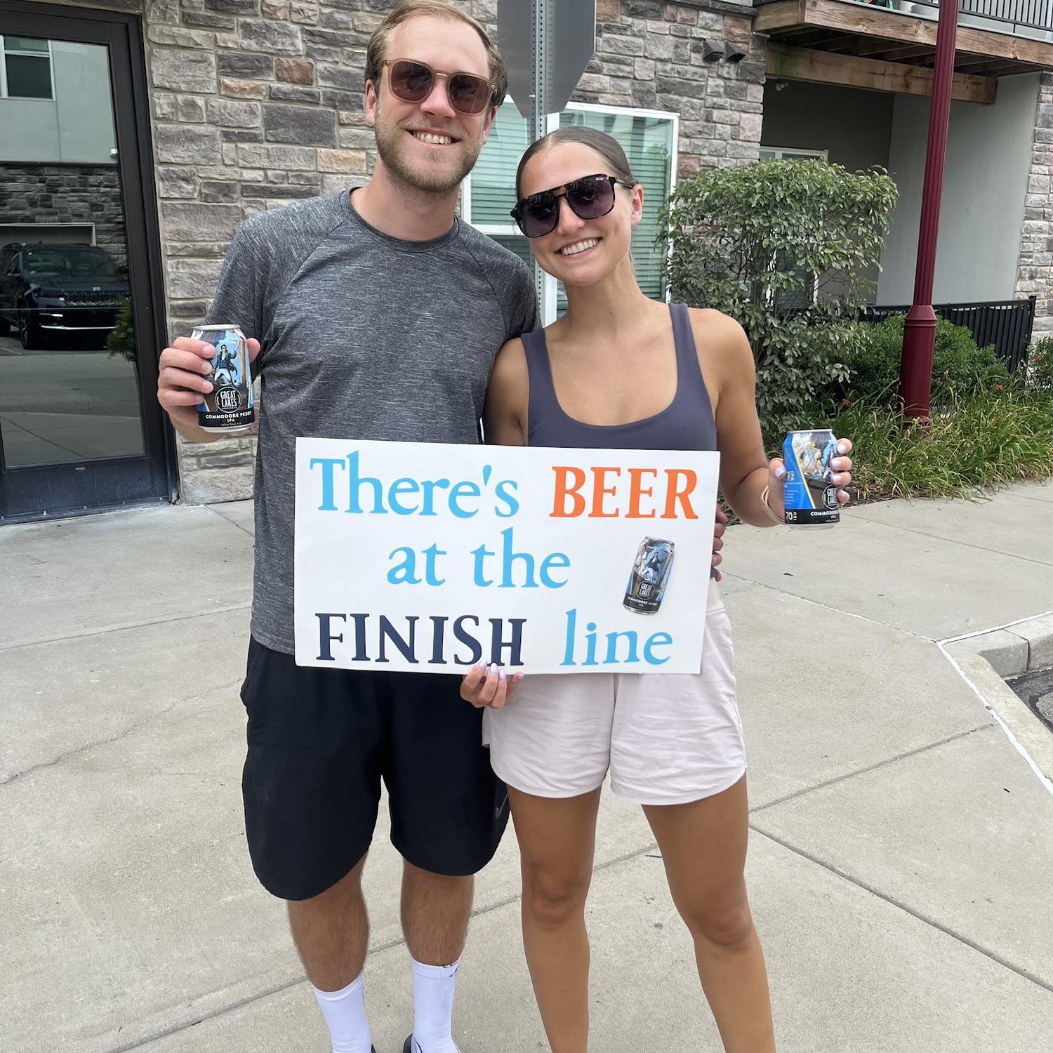 After our first triathlon together this past summer!