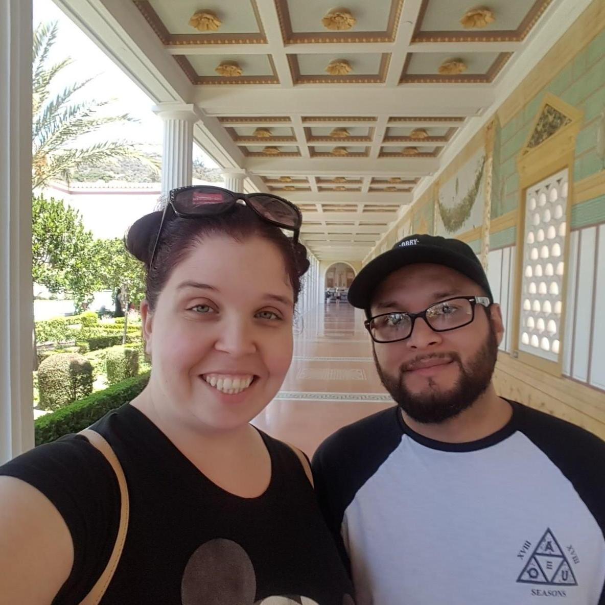 Walking the Getty Villa in Malibu