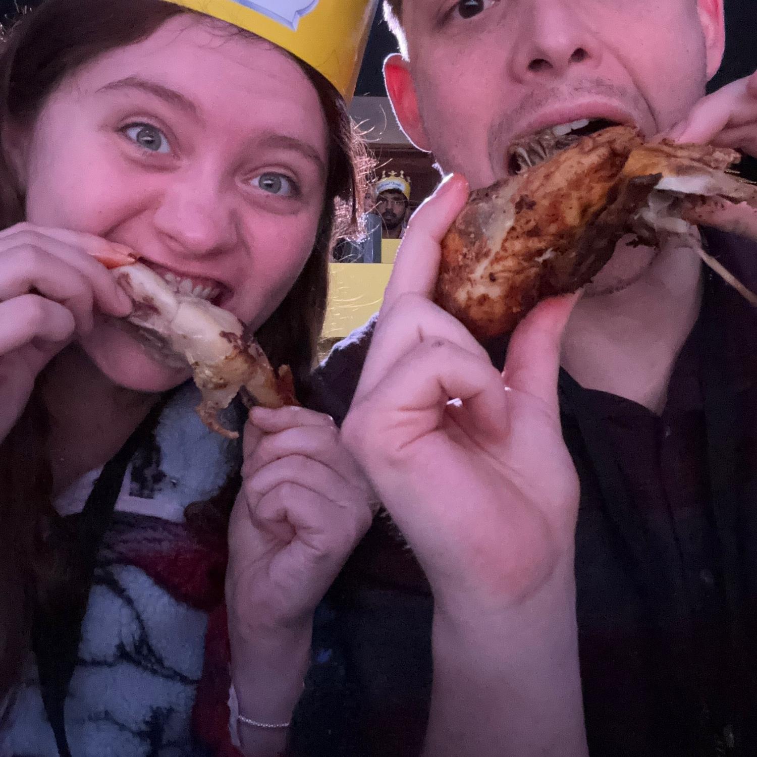Allyson and Connor went to Medieval Times for Valentine’s Day 2025. That chicken was delicious!