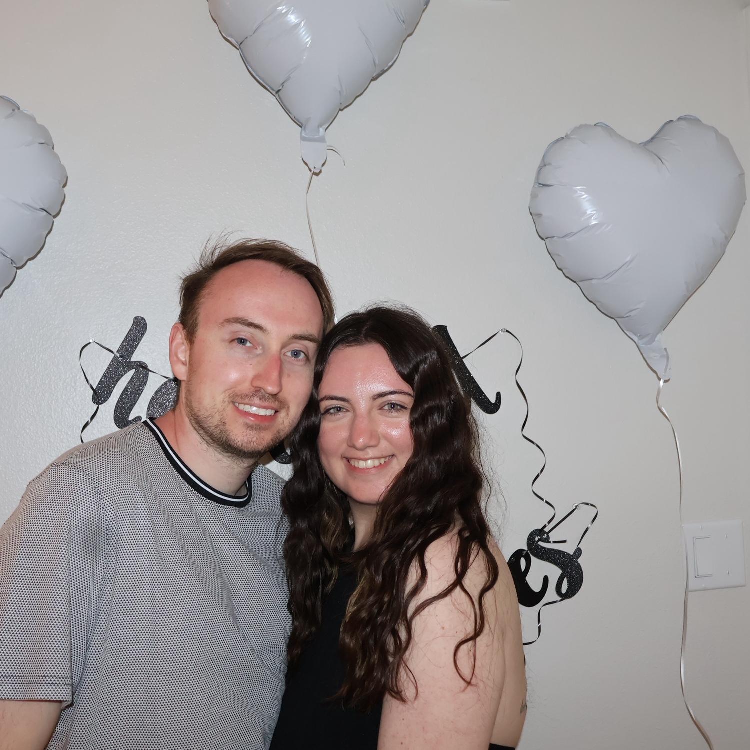 Celebrating my birthday and our engagement 🩷