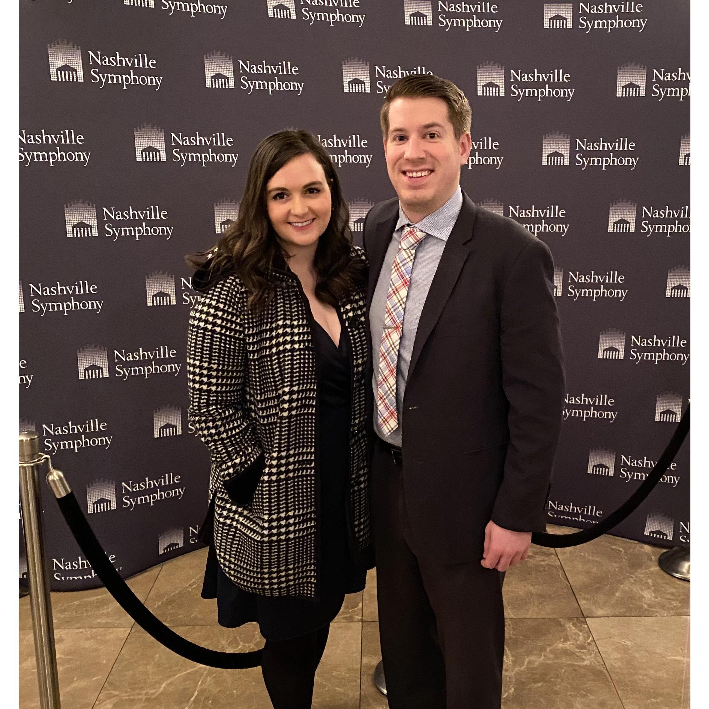 A lovely night to see Star Wars at the Nashville Symphony. Our last fancy night before the pandemic!