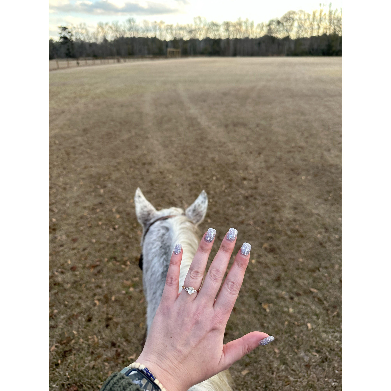 In case you were wondering, Morgan's camera roll is full of ring pics. Teddy did a great job of finding her dream ring!