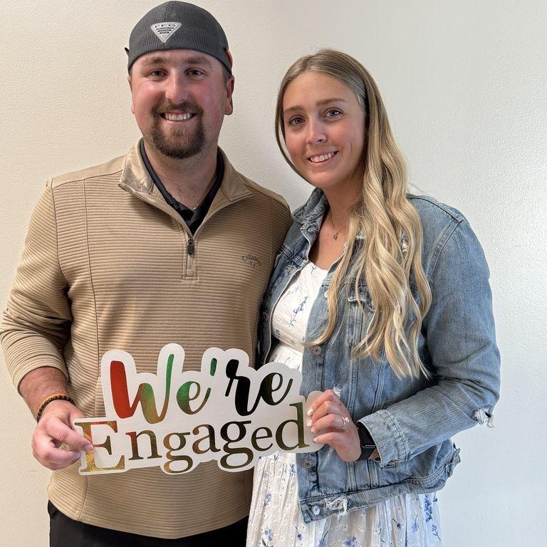 Celebrating our engagement!