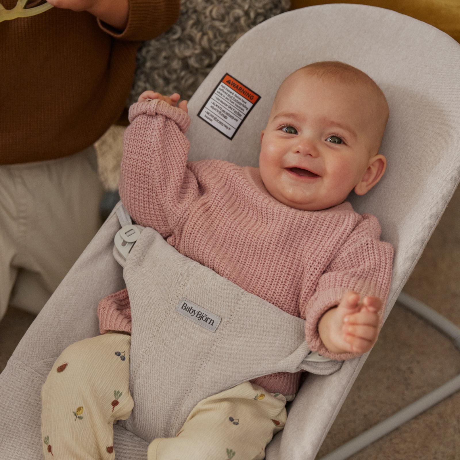 BabyBjörn, Woven Melange Baby Bouncer Bliss | Zola Baby