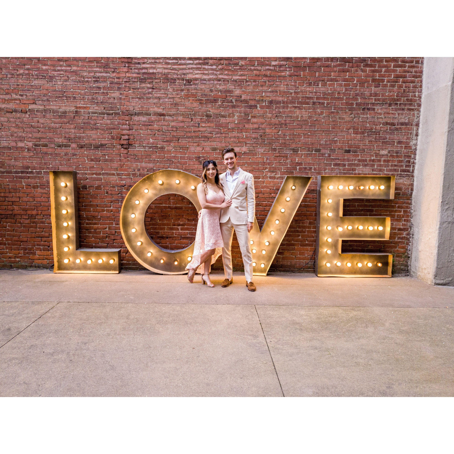 Celebrating friends getting married!