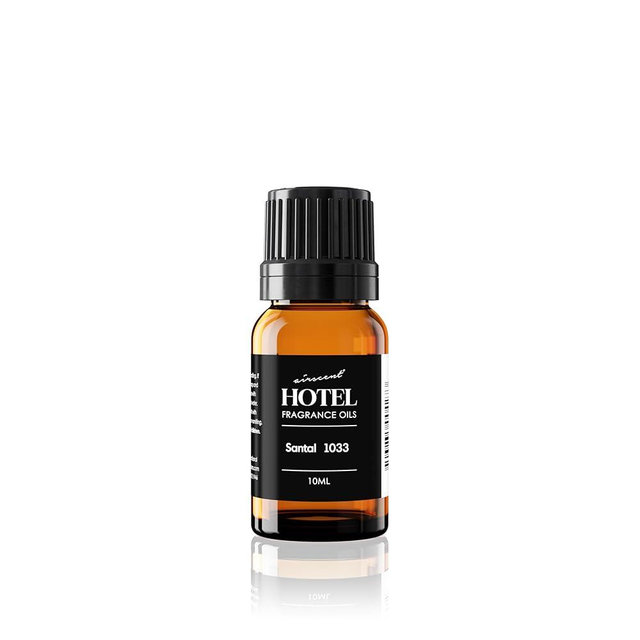 AirScent Santal Diffuser Oil No. 1033 - Santal-33 Inspired Perfume Dupe - Premium Fragrance Oil Blend for Ultrasonic and Waterless Diffusers and Crafting - 10 mL, 0.34 fl oz Glass Bottle with Dropper