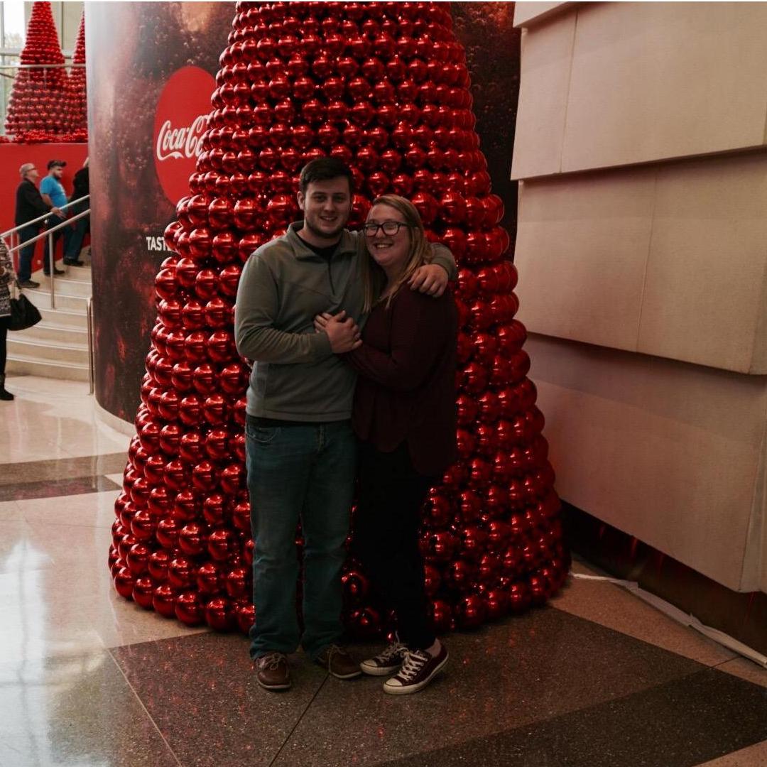 The "World of Coke". This was the day after Breanna's 21st and the day we adopted our first Pup Ollie.