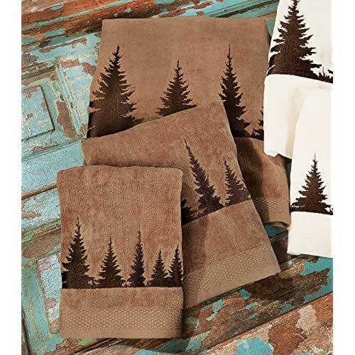 Black Forest Décor Pinewood Forest Towel Set - Brown