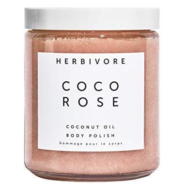 Herbivore Botanicals - All Natural Coco Rose Body Polish/Sugar Scrub (8 oz / 226 g)