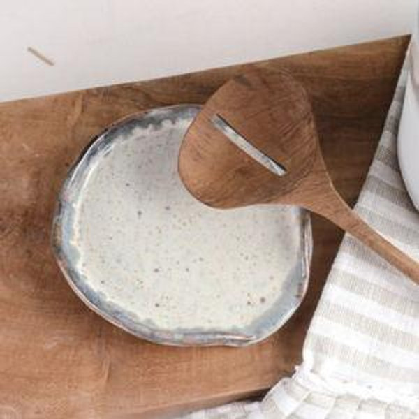 Round Spoon Rest, Lapis