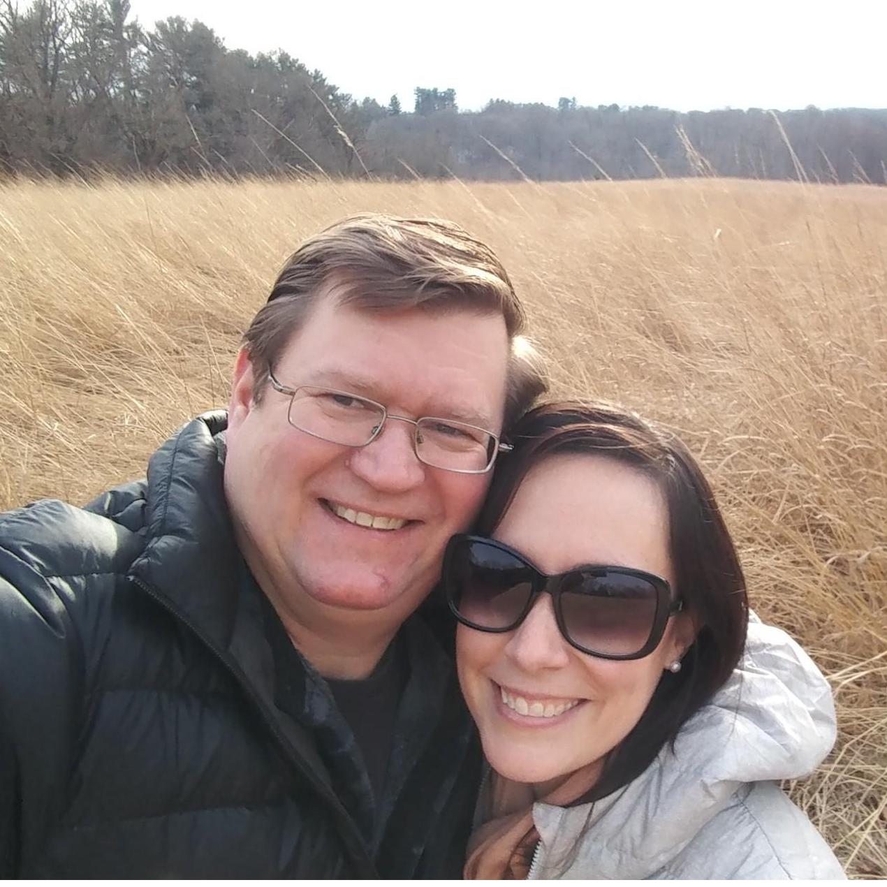 A walk on the first anniversary of our first date!