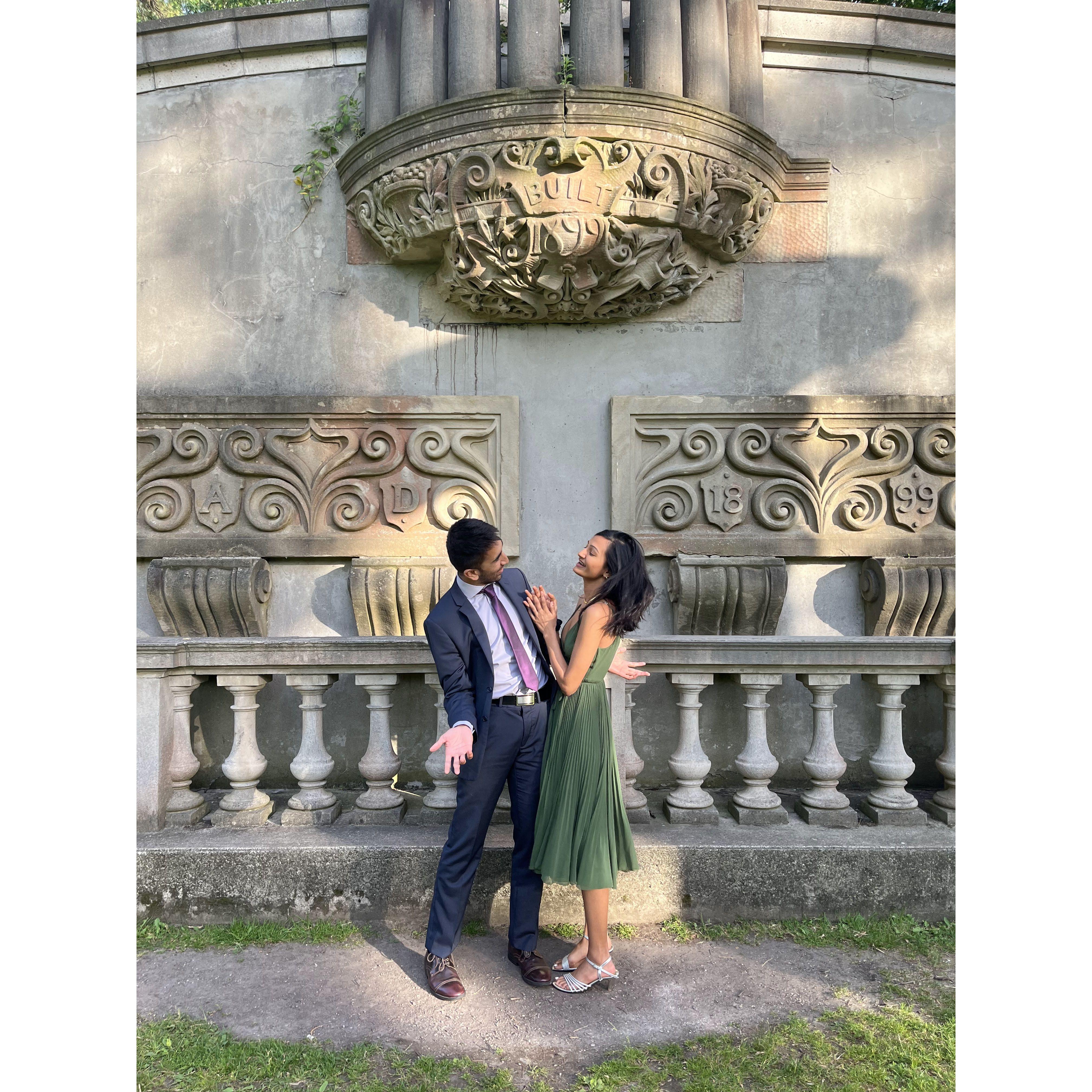 We tried to take aesthetic laughing pictures at Vitoria & Jerry's wedding and here's the best shot lol