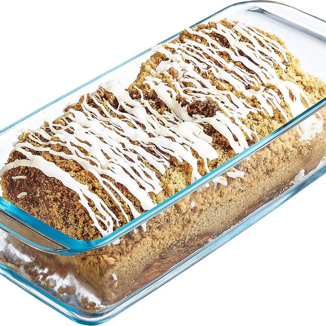 Simax Glassware Classic Loaf Dish: Heat, Cold and Shock-Proof Borosilicate Glass, Made in Europe, Dishwasher Safe, 11” x 4.8” x 3”