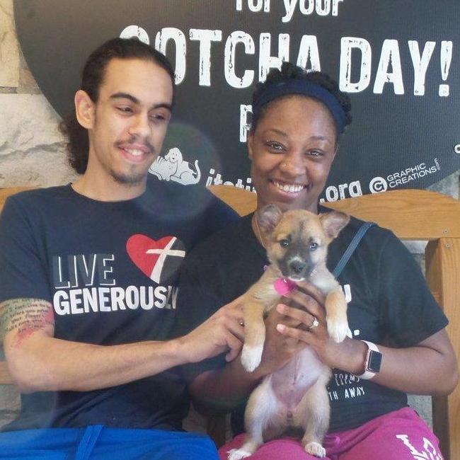 The day we got our daughter Luna.