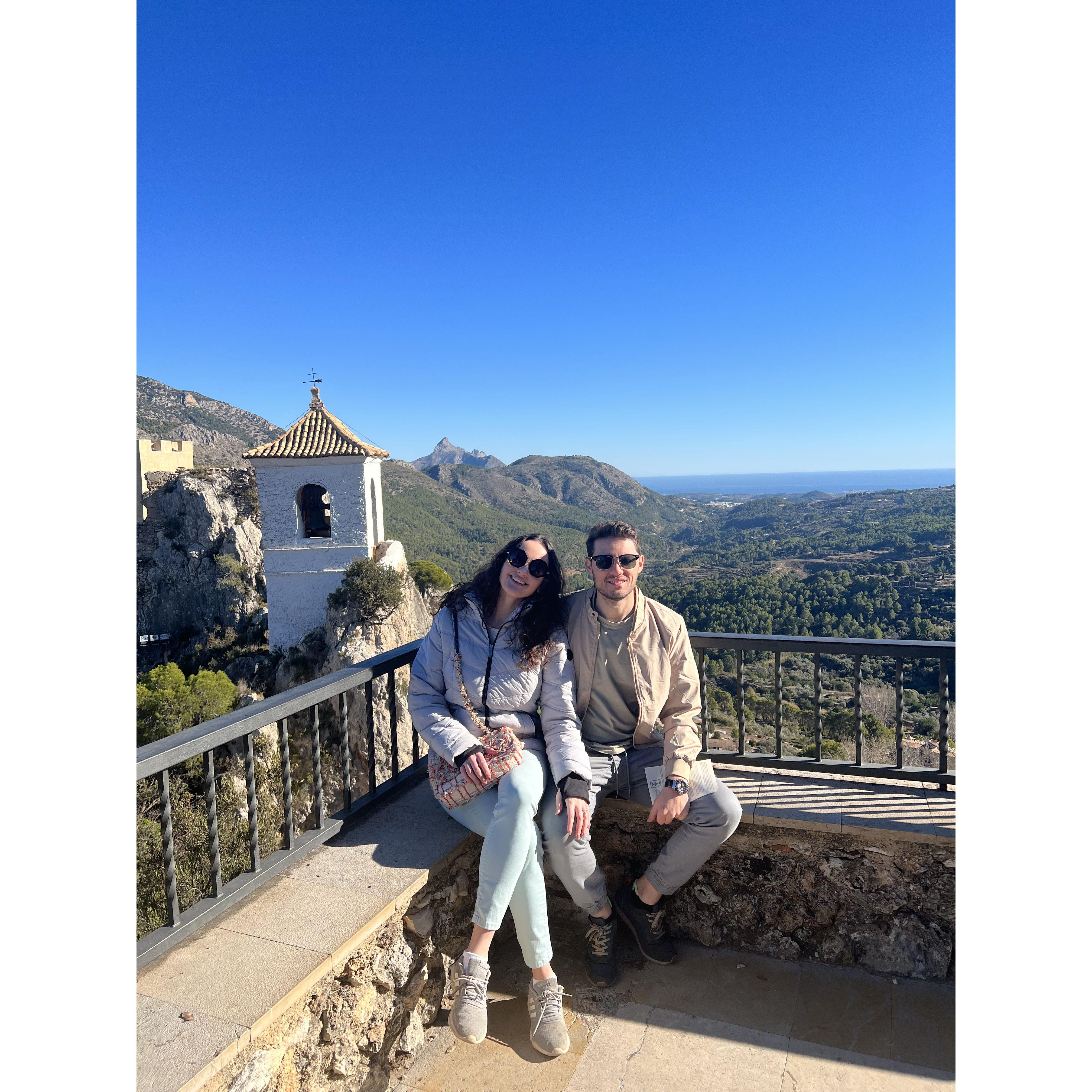 Exploring the Castle of Guadalest, Spain