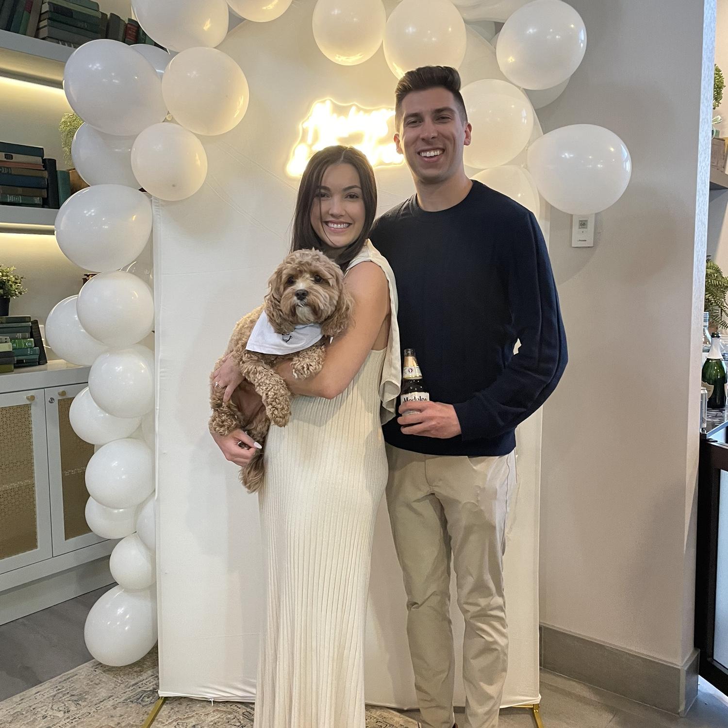 Family pic with our fur baby!