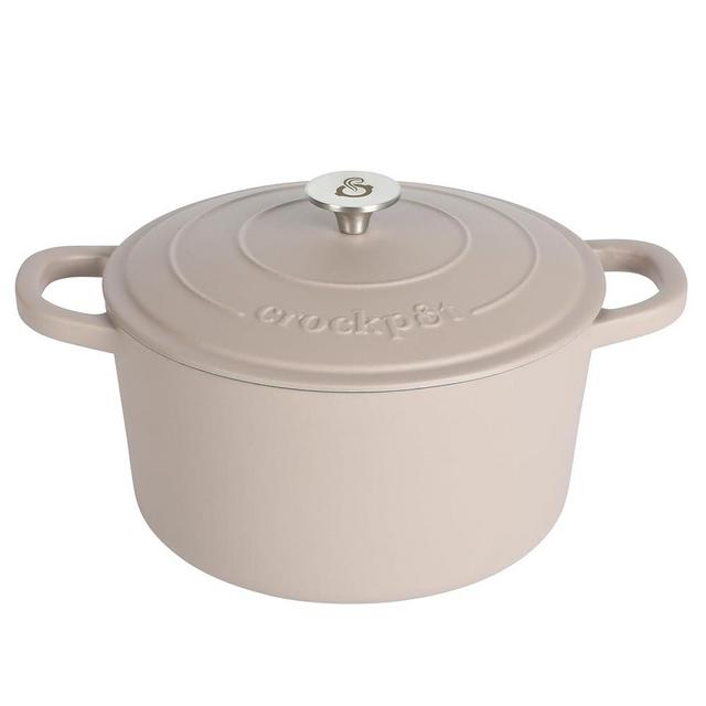 Crock Pot Artisan 5-Quart Round Dutch Oven - Matte Dusty Pink