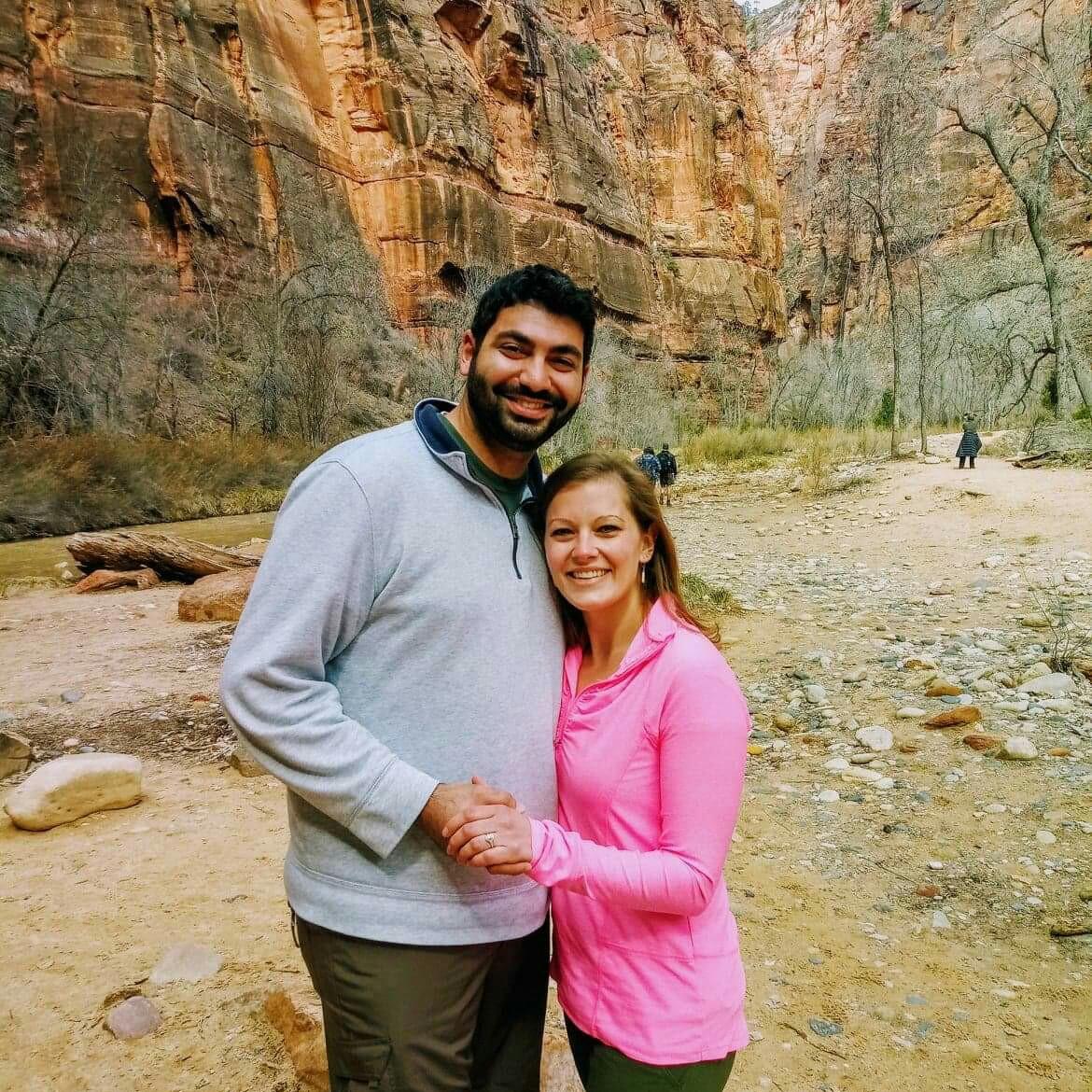 Zion National Park- the day after getting engaged