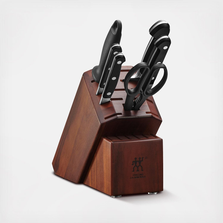 ZWILLING, Pro Knife Block Set, 7-Piece | Zola