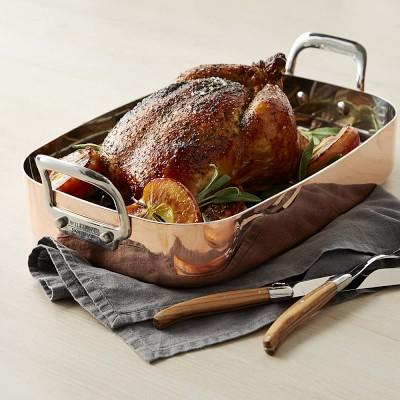 Williams Sonoma Professional Copper Roaster with Rack