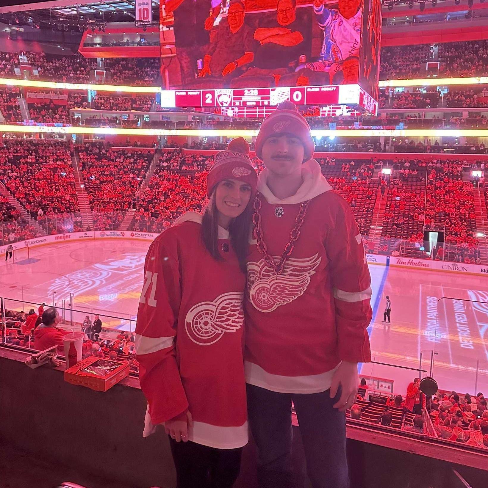 March 2024: Another Red Wings game!