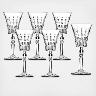 Marilyn White Wine Glass, Set of 6