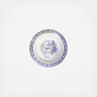 Oiseau Blue Deep Round Platter