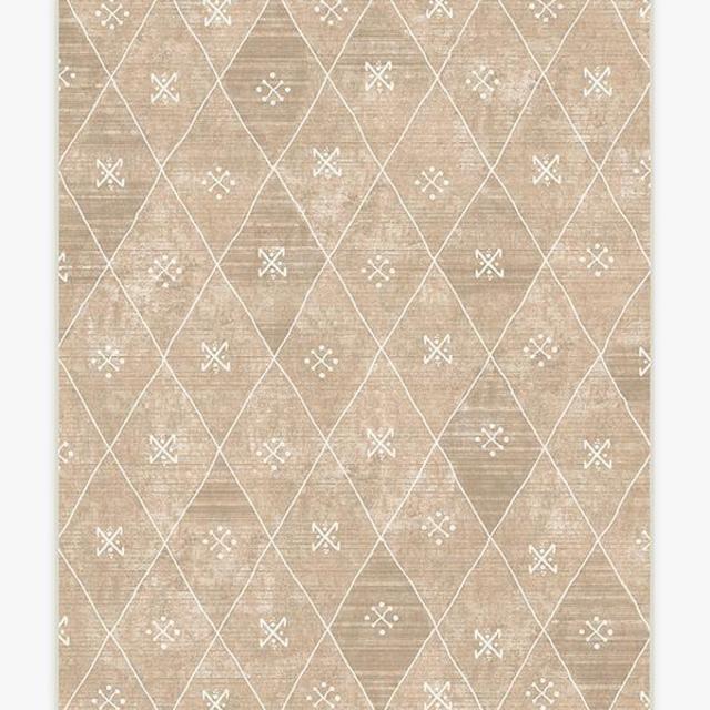 Ruggable - Kavi Diamond Rose Gold Rug