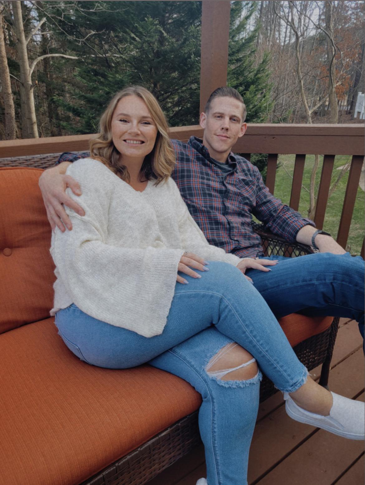 Christmas in VA, the day Jake popped the question!