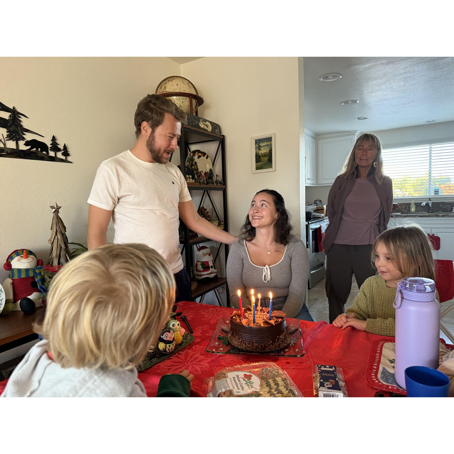 Celebrating my 24th birthday with Chris and his family! 12/2024