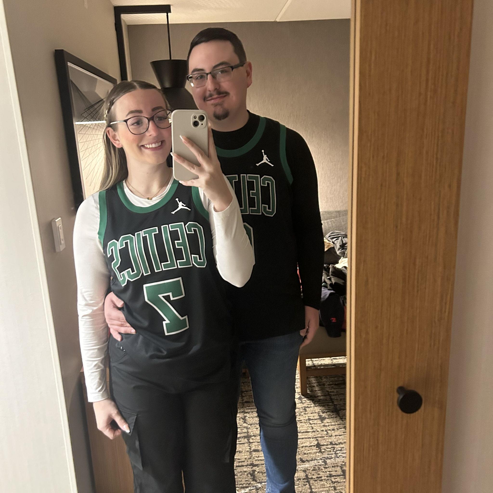 Go Celtics! From our trip to Boston.