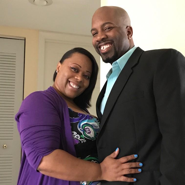 Attending our first wedding together