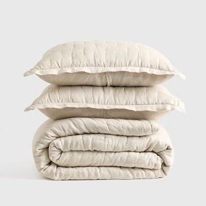 European Linen Dream Quilt Set