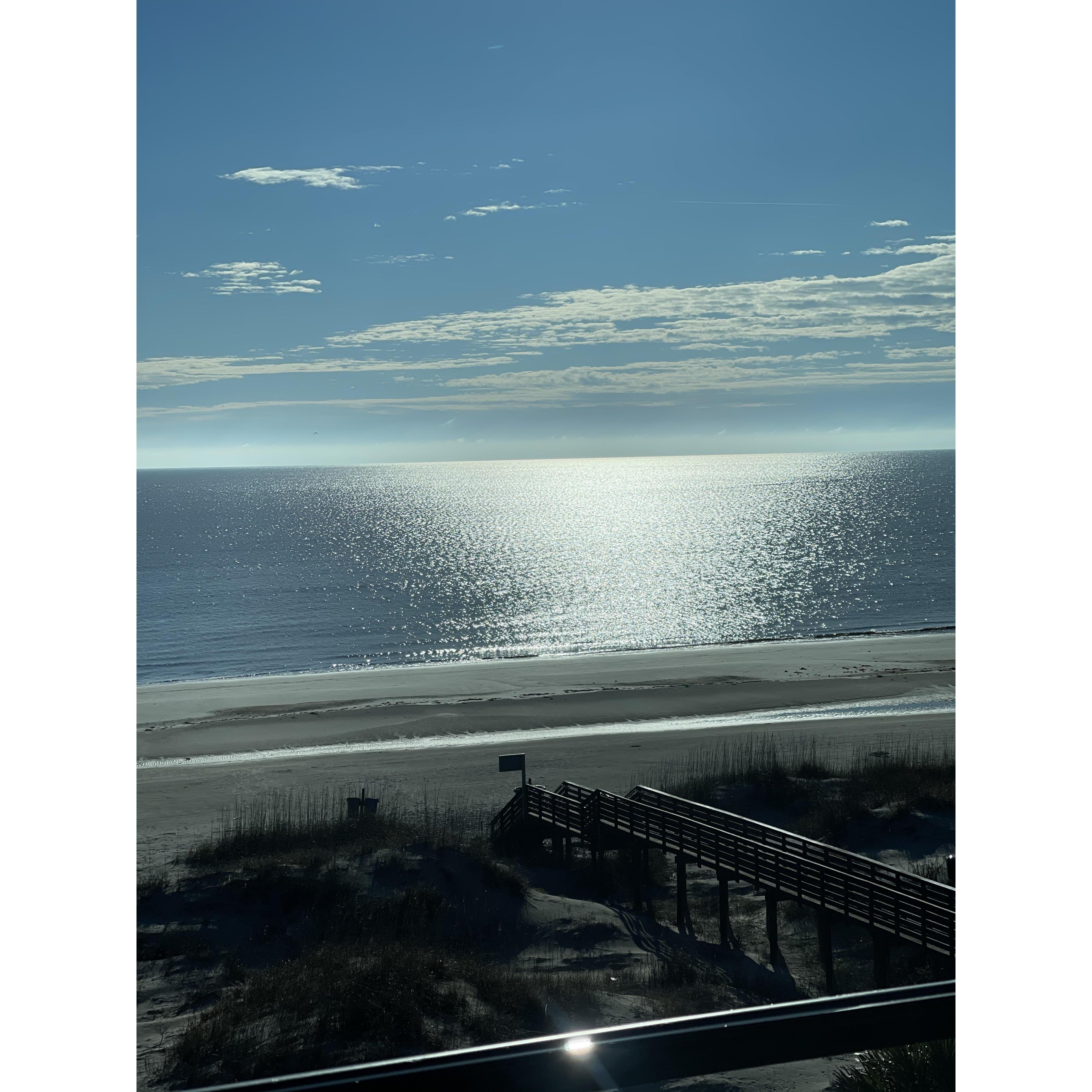 Enjoy some time on the beautiful beach! It is calm and stunning!