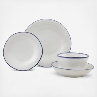 Aurora Edge 4-Piece Place Setting, Service for 1
