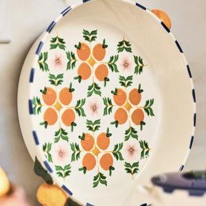 Valencia Stoneware Pie Dish