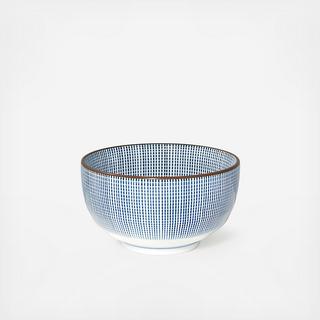 Sendan Tokusa Rice Bowl, Set of 6