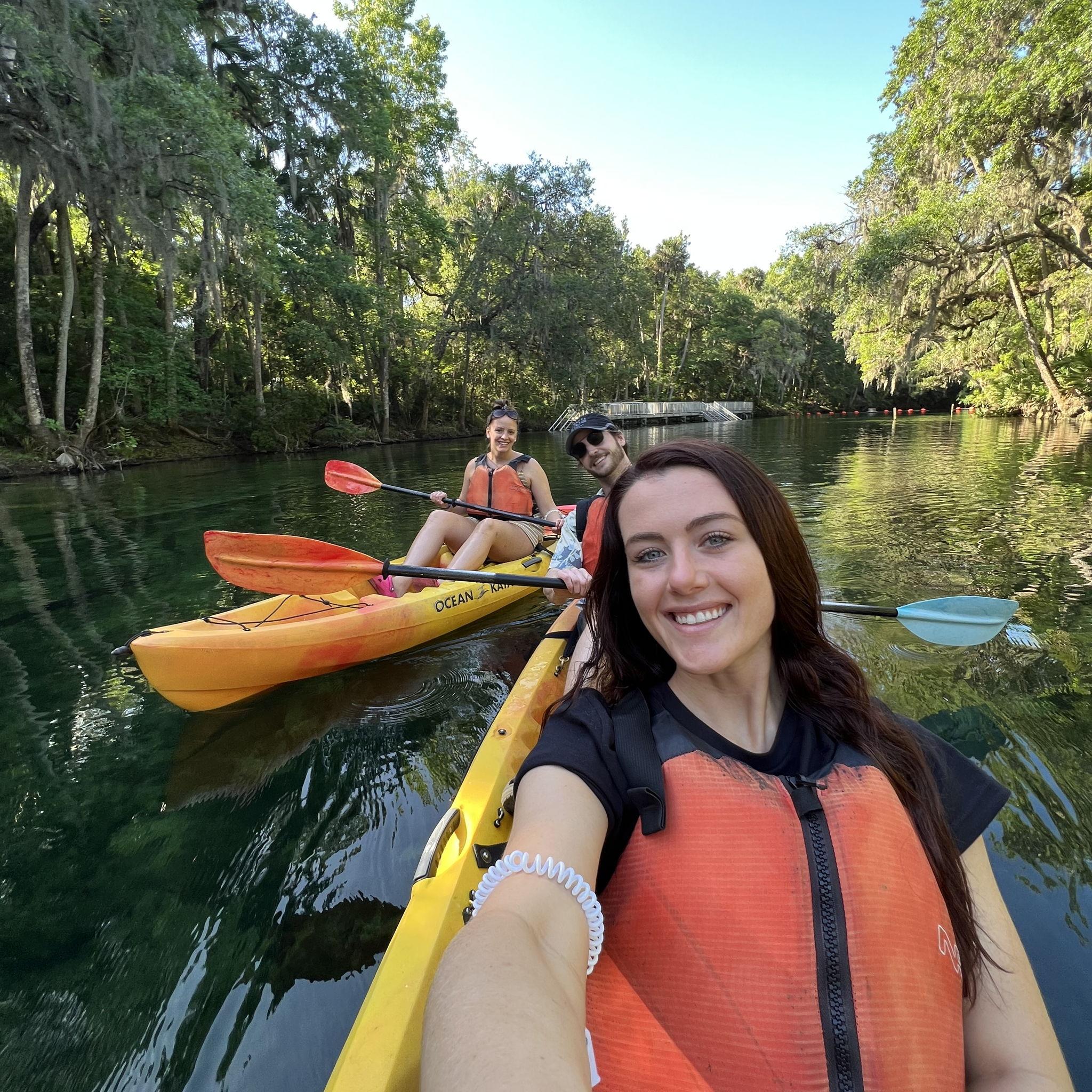 Kayaking in Florida (before moving there)