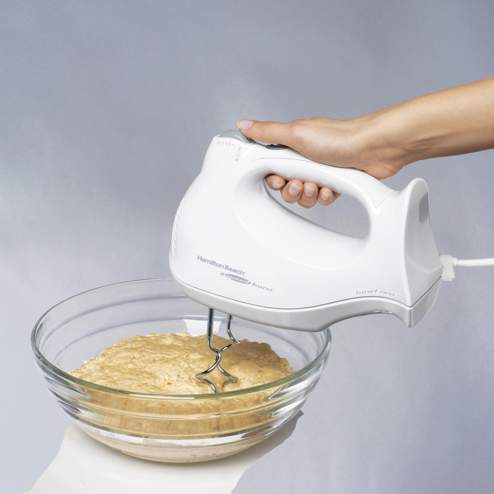 Hamilton Beach, Power Deluxe 6-Speed Stand Mixer & Bowl Set | Zola